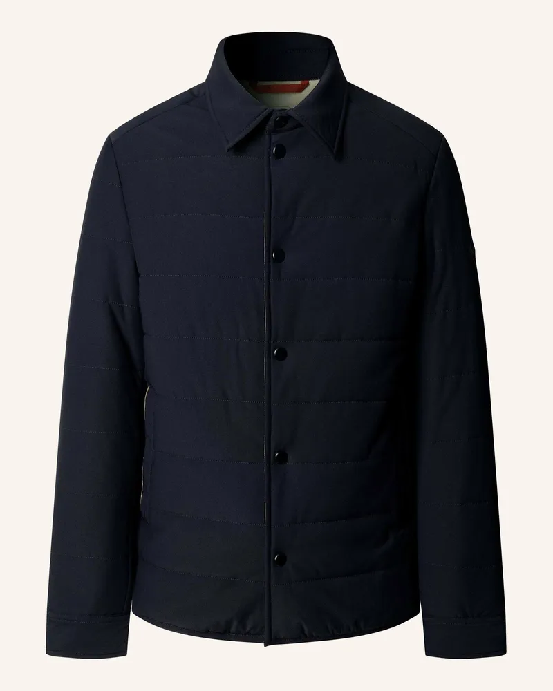 Hackett Fieldjacket Hs City Puffer Shirt blau Dunkelblau