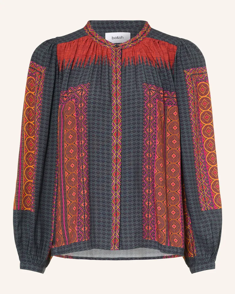 ba&sh Blusenshirt Olivio rot Dunkelblau