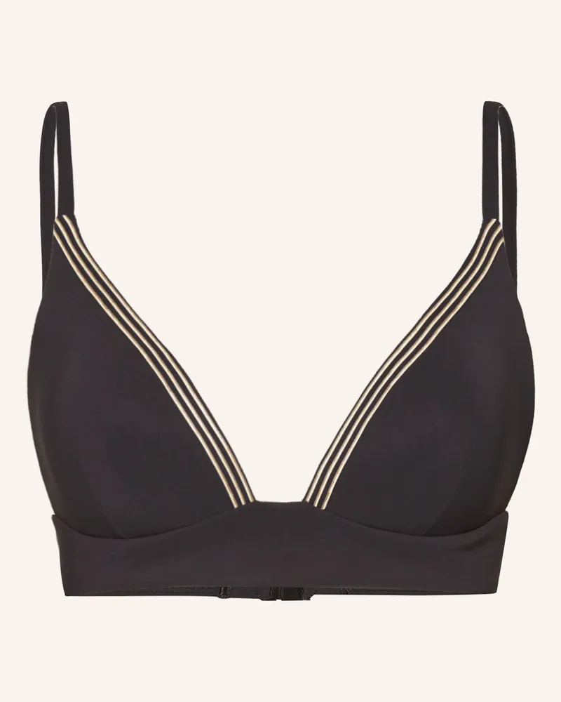 Maryan Mehlhorn Bralette-Bikini-Top Stratum schwarz Schwarz