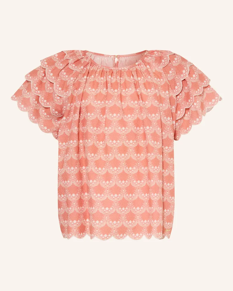 Chloé Blusenshirt pink Hellrot