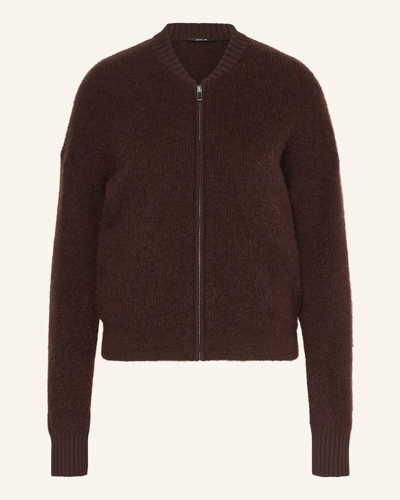 OPUS Strickjacke DOBKA Braun