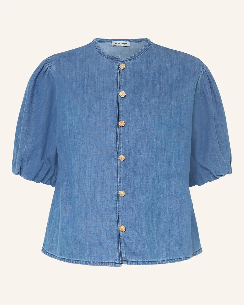 More & More Jeansbluse blau Blau
