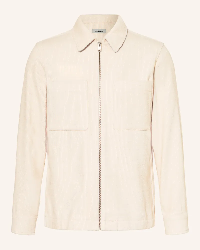 Sandro Cord-Overjacket Ecru