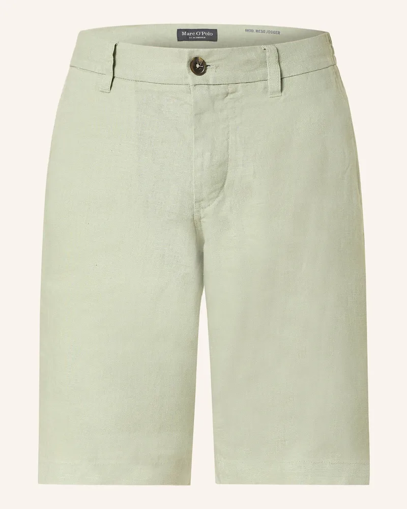 Marc O'Polo Leinenshorts RESO Regular Fit Hellgrün