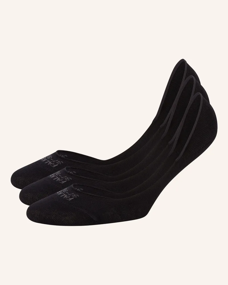 Falke 3er-Pack Füßlinge Step schwarz 3000