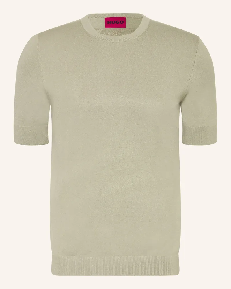 HUGO BOSS Strickshirt San Carl gruen Khaki