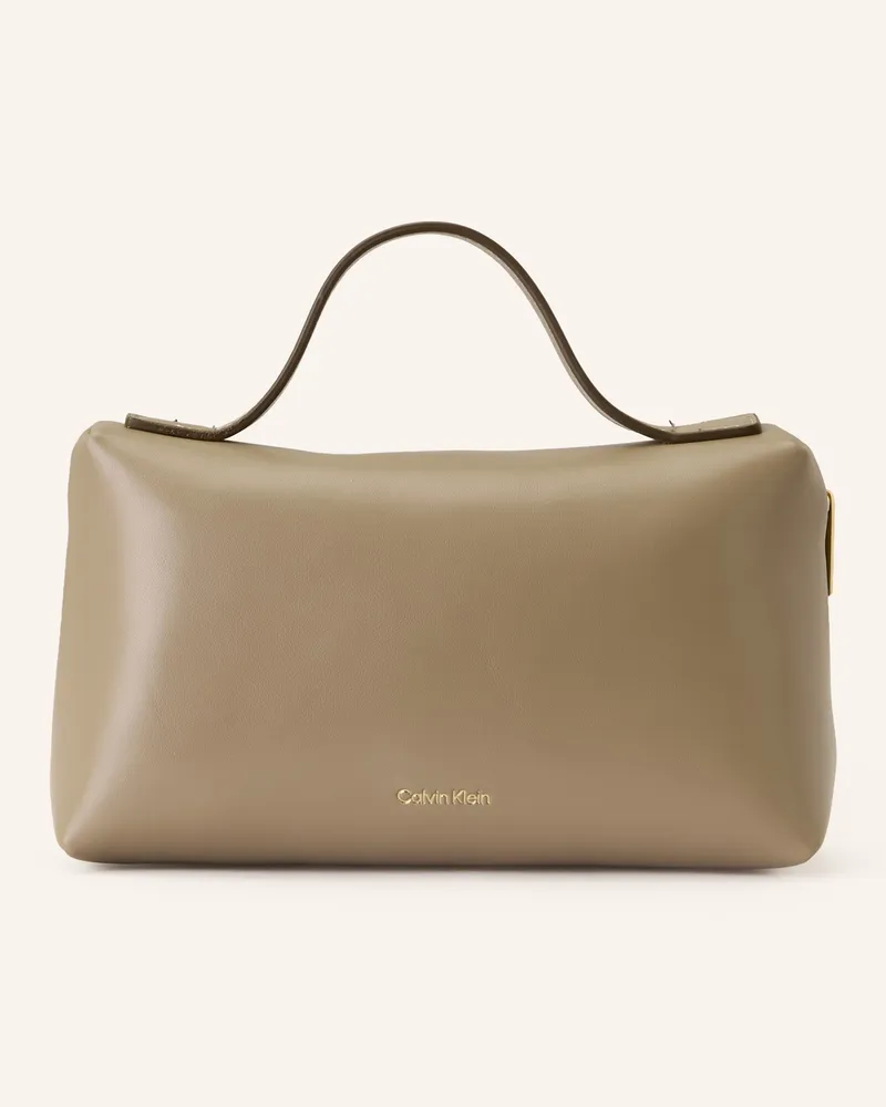 Calvin Klein Kosmetiktasche beige Camel