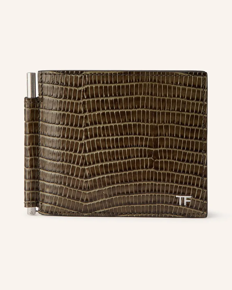 Tom Ford Geldbörse Dunkelbraun