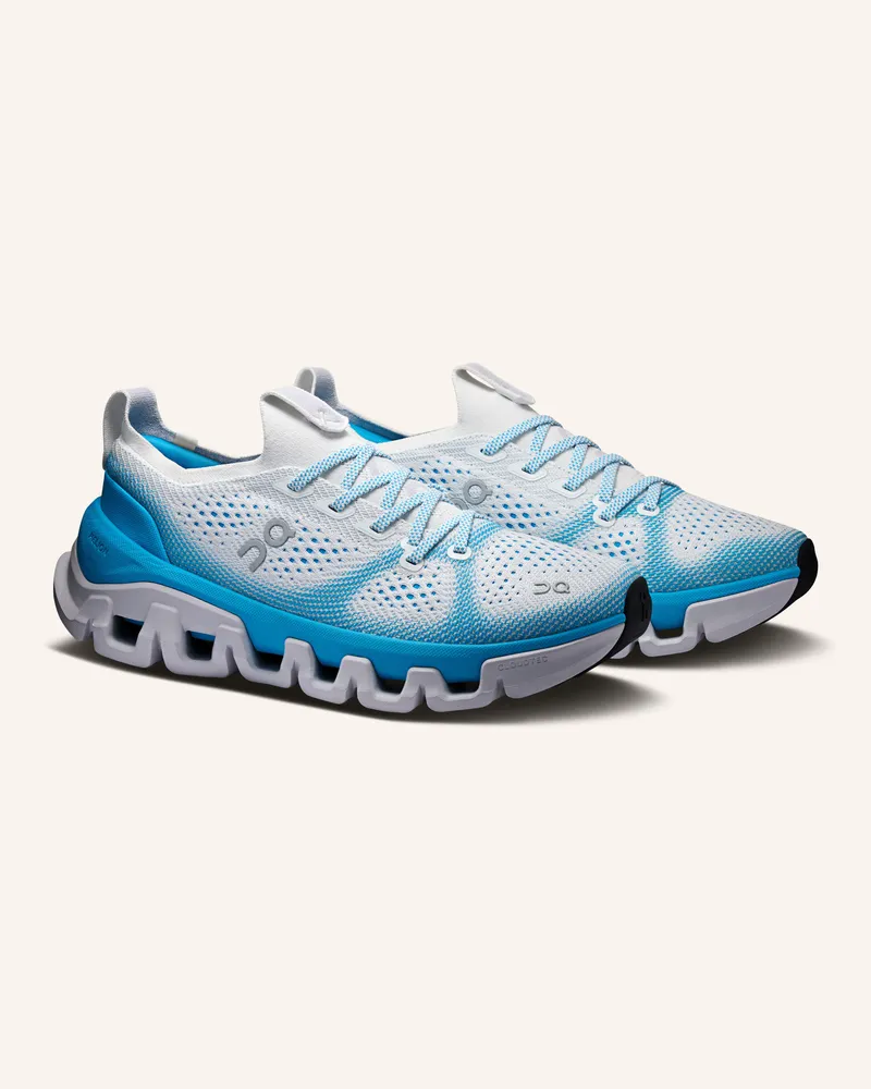 ON Trainingsschuhe Cloud X Tempo blau Weiss