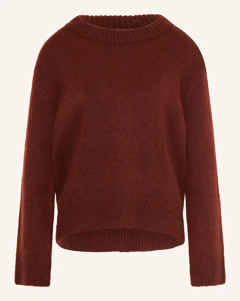 Mrs & HUGS Pullover Dunkelrot