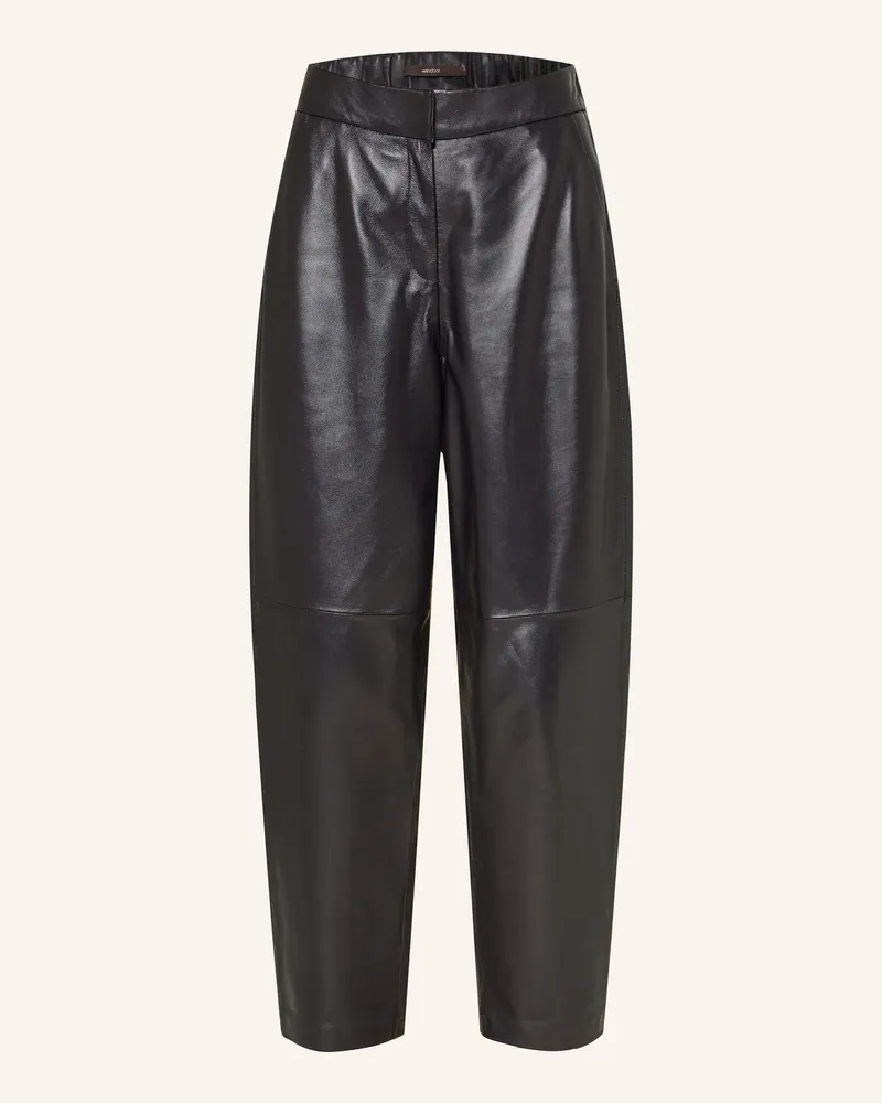 windsor. Lederhose blau Dunkelblau