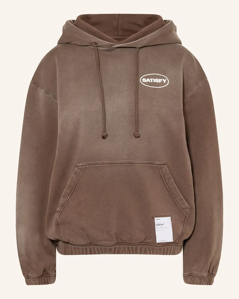 Satisfy Hoodie SOFTCELL Dunkelbraun