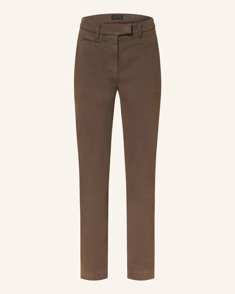 Dondup 7/8-Chino braun Dunkelbraun