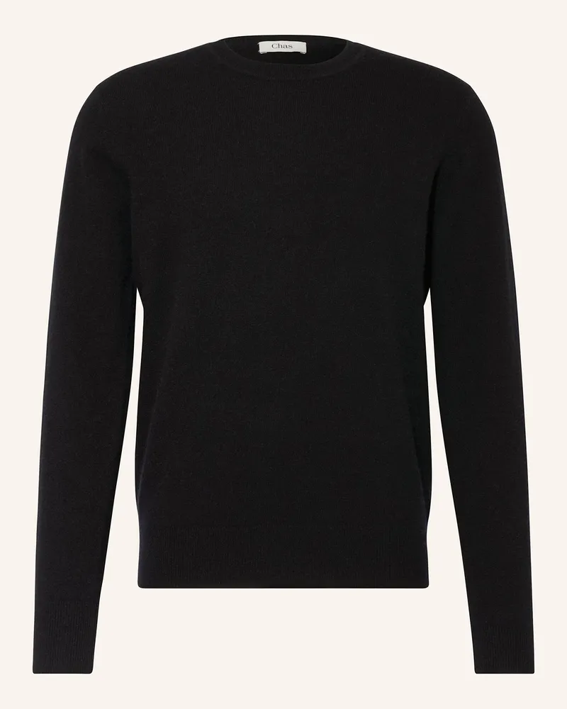 Chas Cashmere-Pullover Schwarz