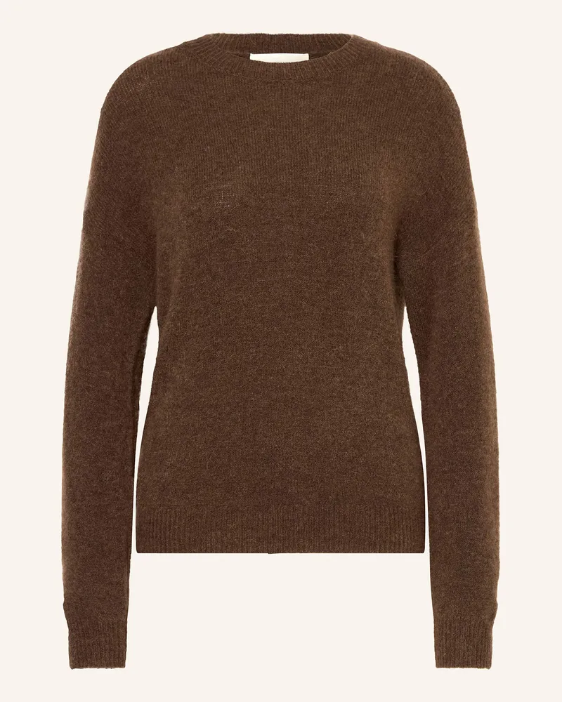 MOSS COPENHAGEN Pullover MSCHEFESTINA HOPE Dunkelbraun