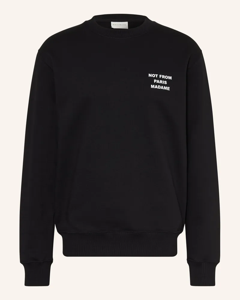 Drôle de Monsieur Sweatshirt Le Sweatshirt Slogan schwarz Schwarz