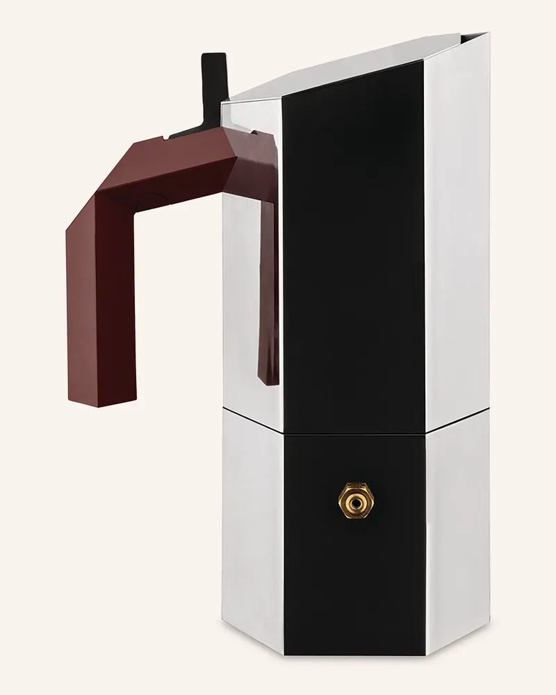 Alessi Espressokocher MENHIR Silber