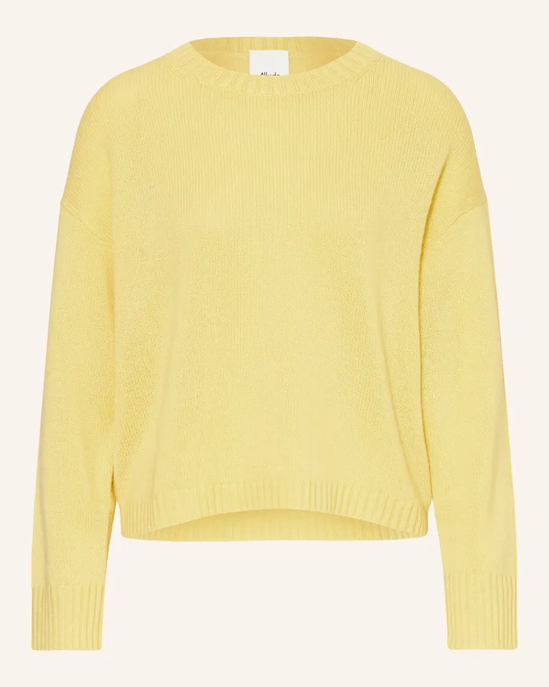 ALLUDE Cashmere-Pullover Gelb