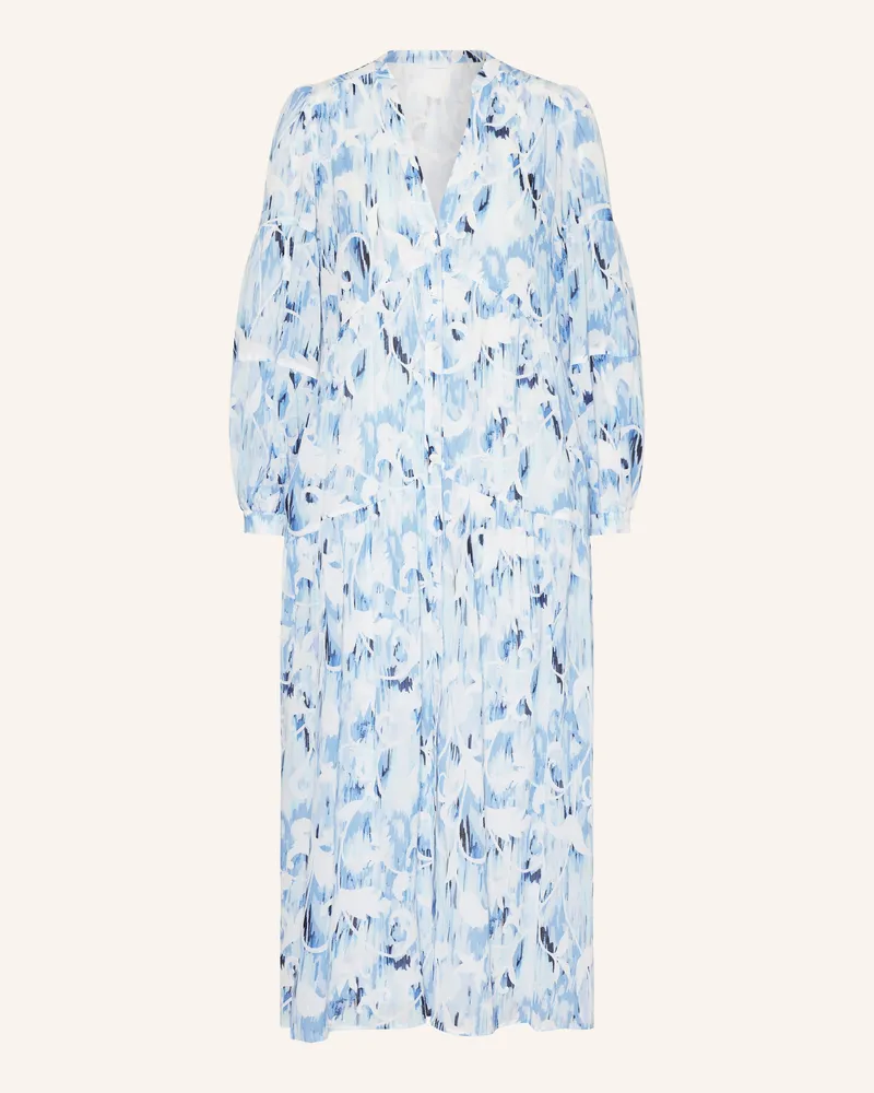 Lala Berlin Hemdblusenkleid Dinella blau Weiss