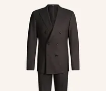 Anzug Slim Fit braun