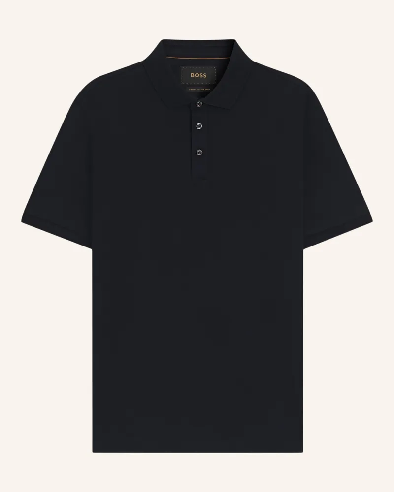 HUGO BOSS Poloshirt L-PERRY 14 Regular Fit Dunkelblau