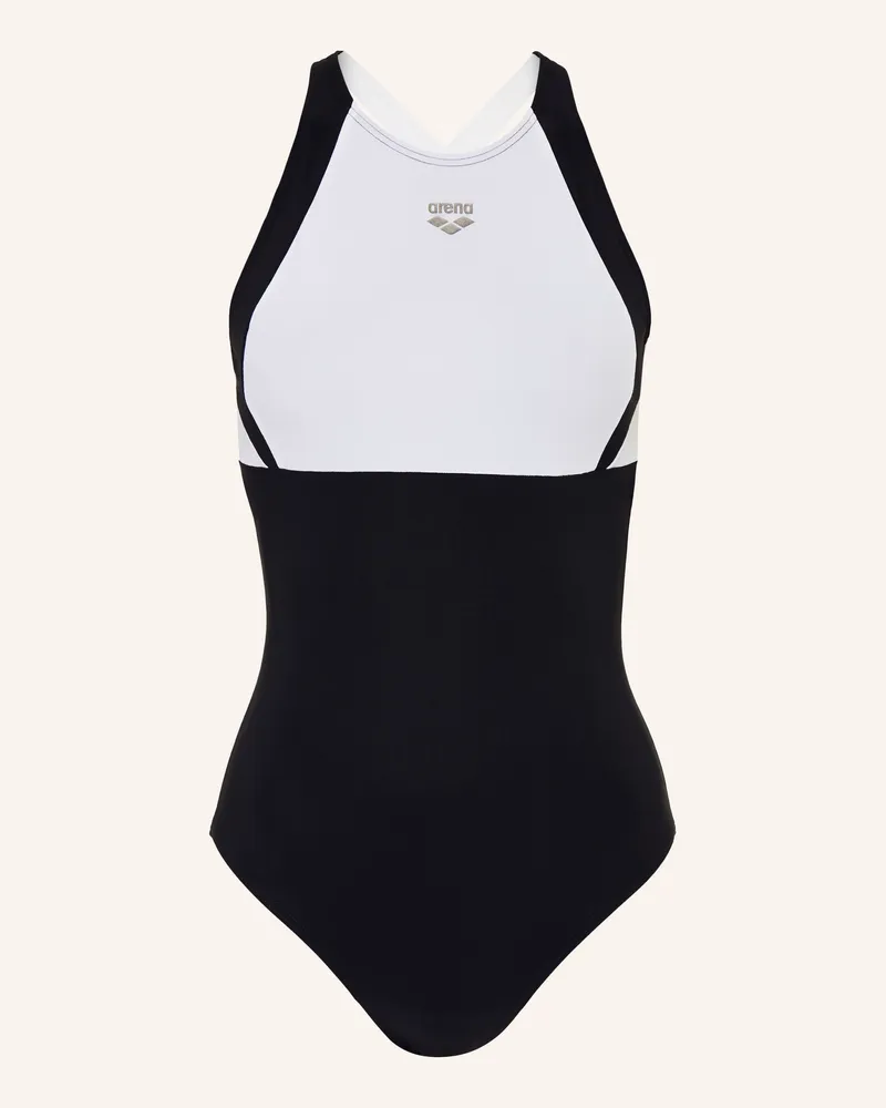 Arena Shape-Badeanzug Linda Mit Uv-Schutz schwarz Schwarz