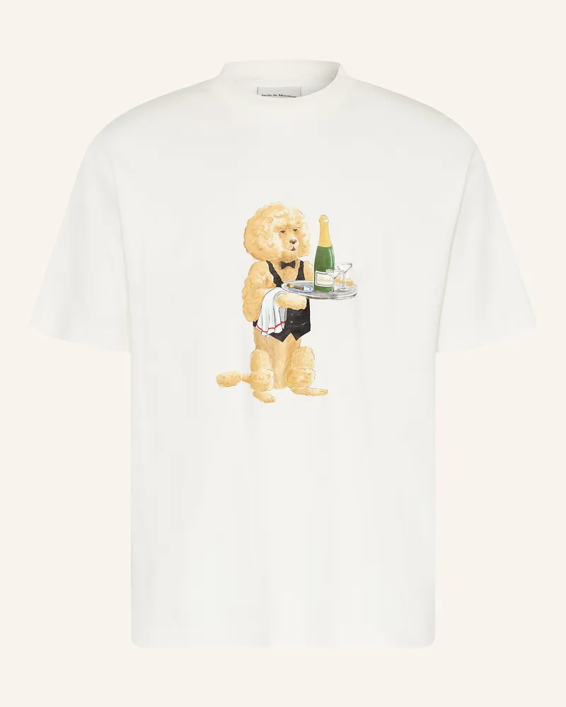 Drôle de Monsieur T-Shirt LE T-SHIRT POODLE Ecru