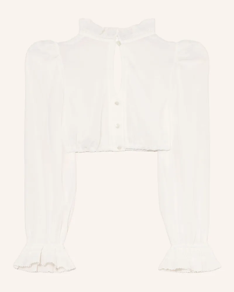 Hammerschmid Dirndlbluse Nadja weiss Weiss
