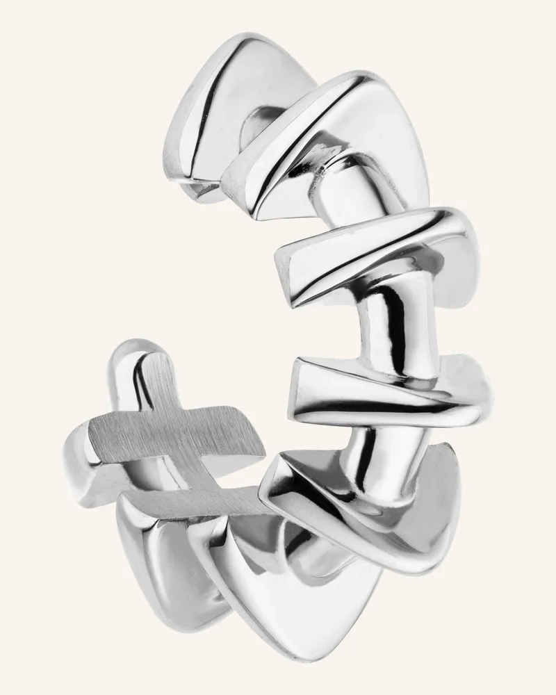 Liebeskind Earcuff  aus  Edelstahl Silber