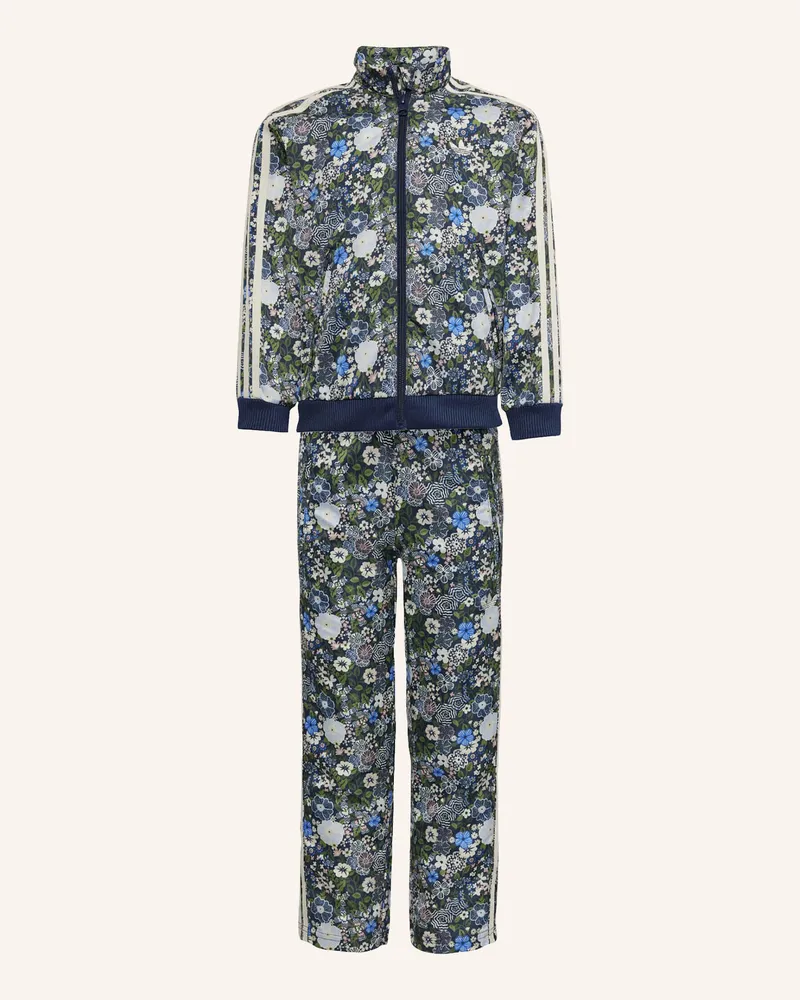 adidas ADIDAS ORIGINALS X LIBERTY LONDON FIREBIRD TRAININGSANZUG KINDER Blau