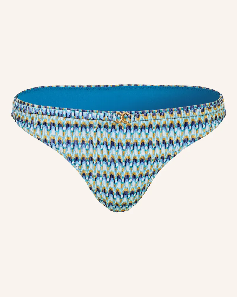 Banana Moon Basic-Bikini-Hose Zoila Nerea Mit Glitzergarn gruen Dunkelblau