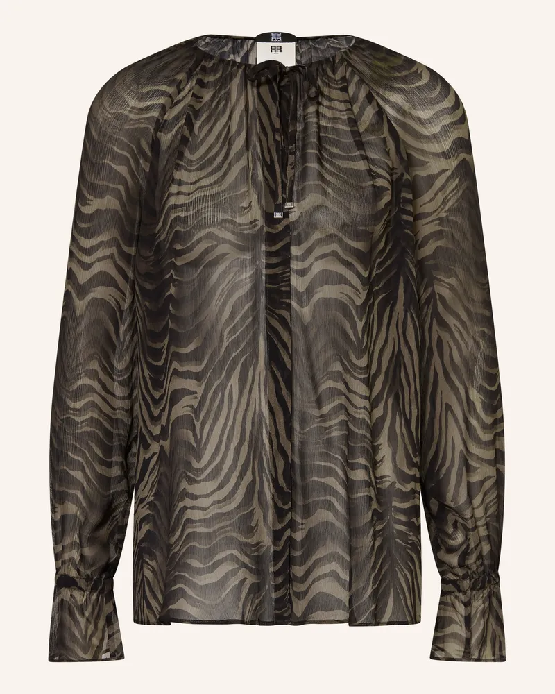 Riani Bluse Mit Rüschen braun Braun