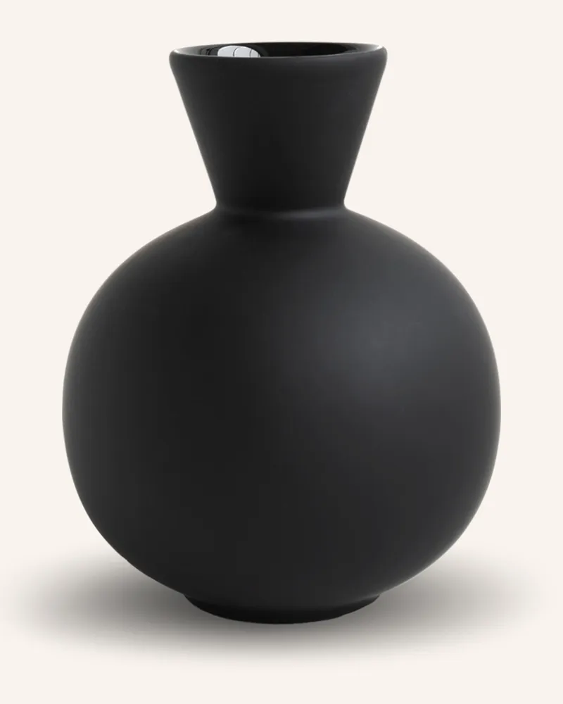 COOEE Design Vase Trumpet schwarz Schwarz