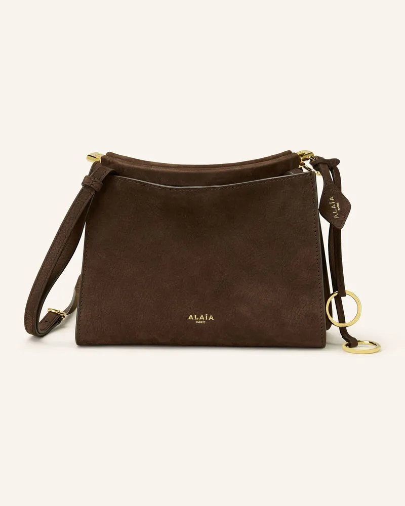 Alaïa Umhängetasche Le Click braun Dunkelbraun