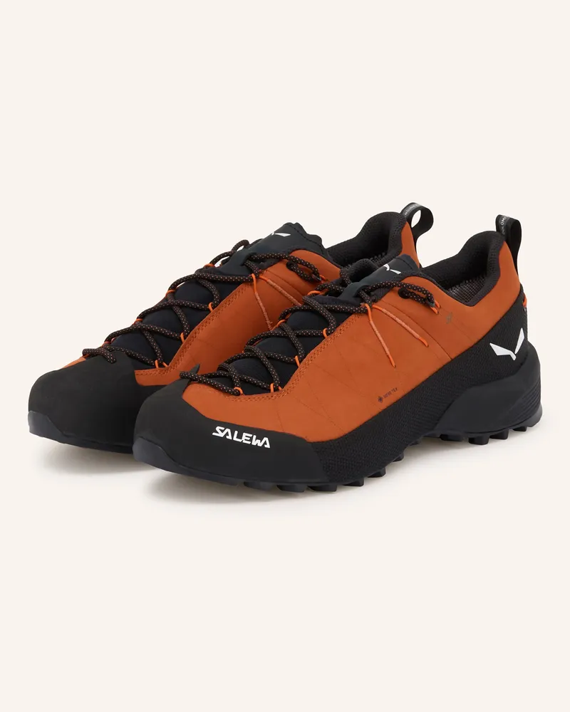 Salewa Wanderschuhe Wildfire 2 Leather Gtx braun Dunkelorange