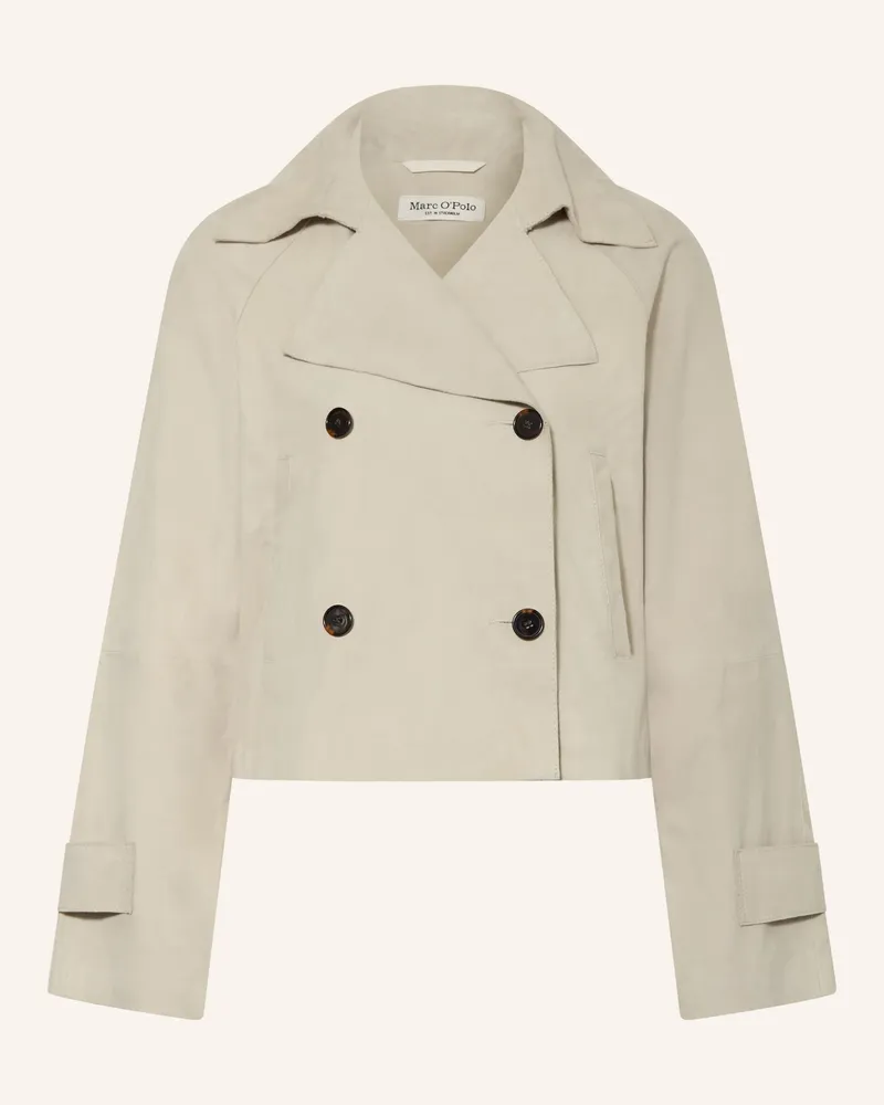 Marc O'Polo Lederjacke beige Ecru