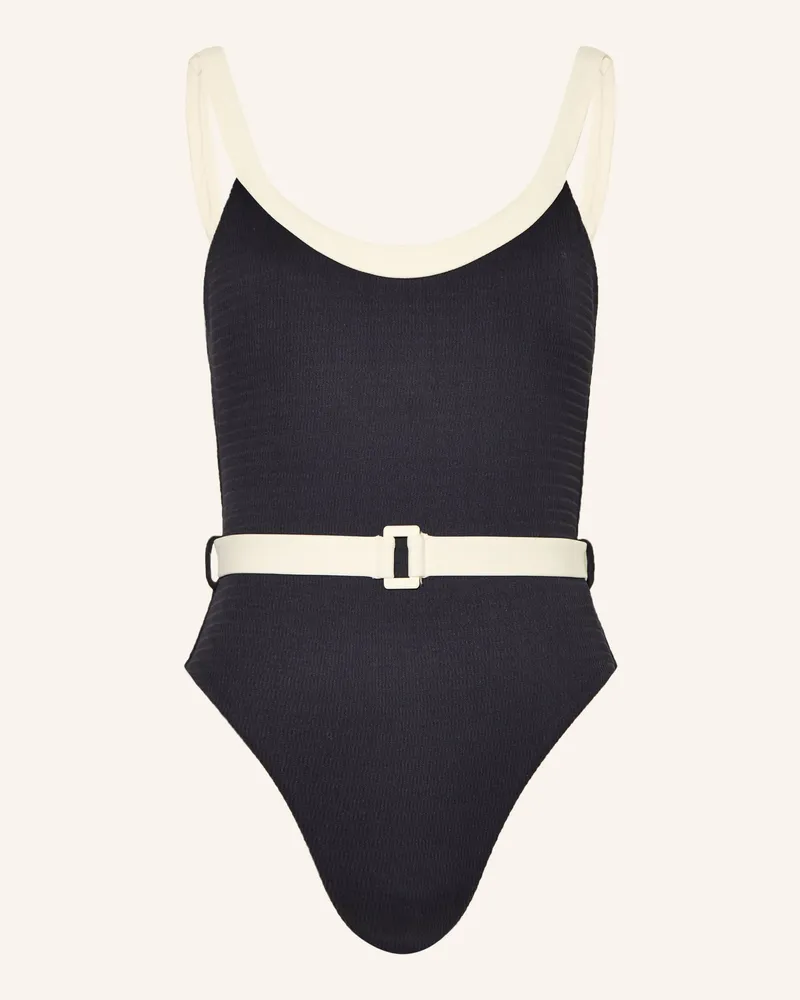 Seafolly Australia Badeanzug Bandwave schwarz Schwarz