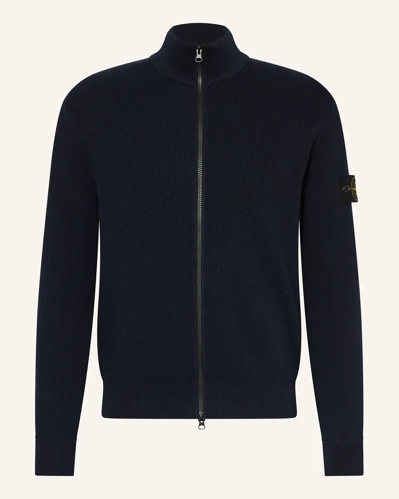 Stone Island Strickjacke Dunkelblau