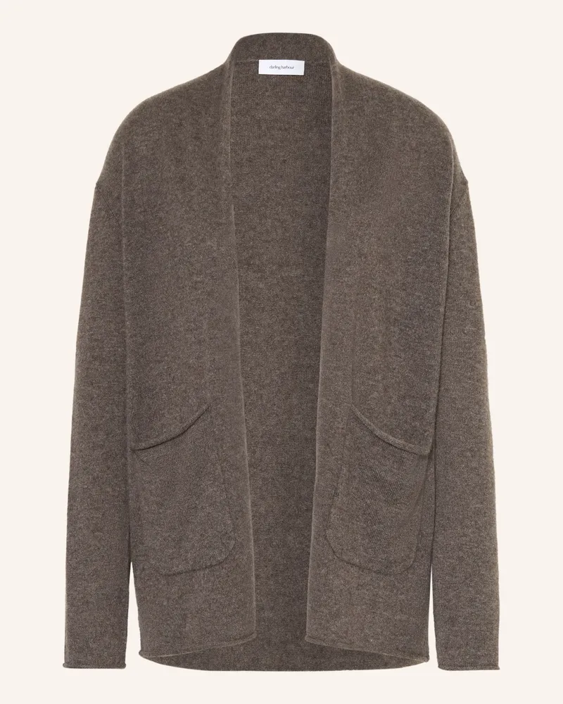 Darling Harbour Strickhülle Aus Cashmere braun Taupe