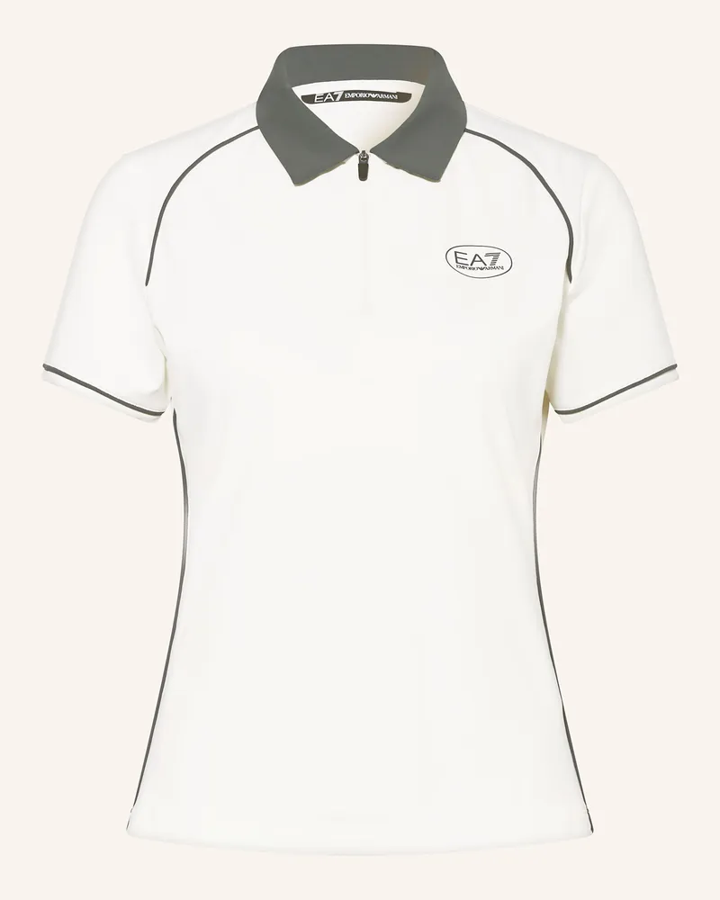EA7 Funktions-Poloshirt PRO Weiss