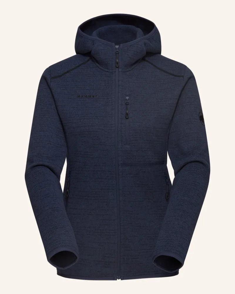 Mammut Midlayer Jacke ARCTIC IV mit Kapuze Blau