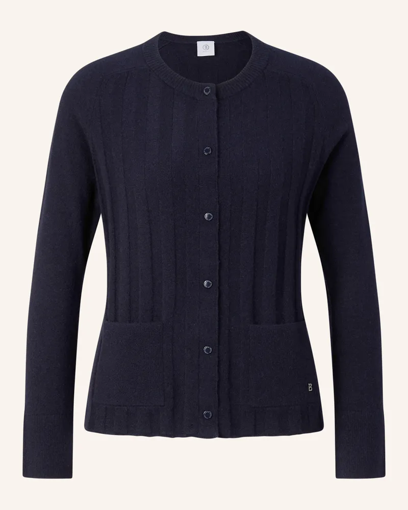 Bogner Strickjacke Tanja Mit Cashmere blau Dunkelblau
