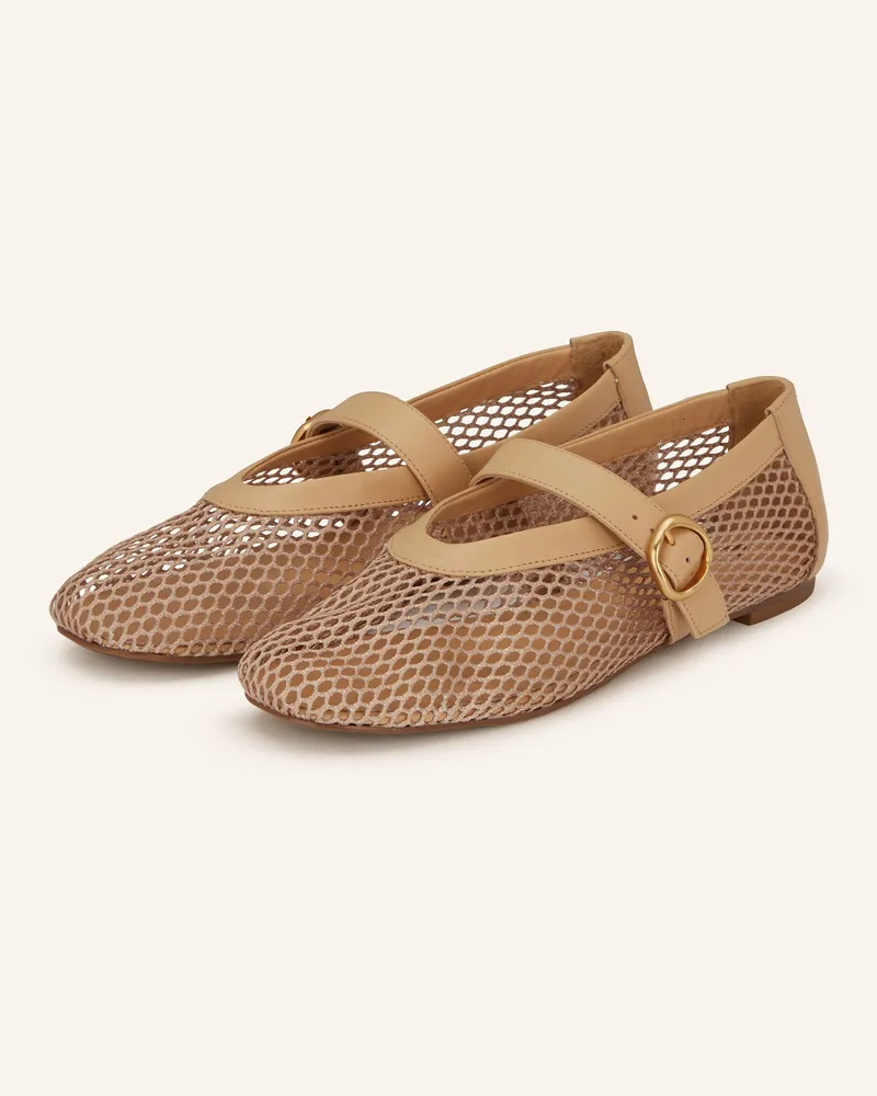 CARRANO Mary-Jane-Ballerinas beige Beige