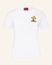 Frogbox T-Shirt mit Schmucksteinen Weiss