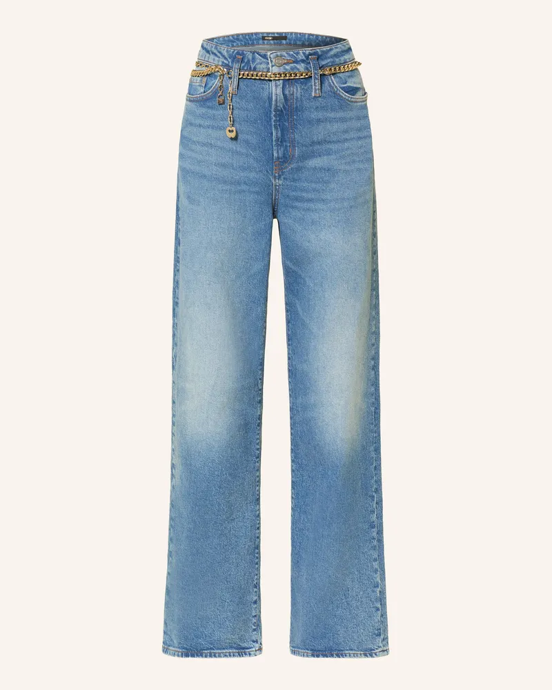 Maje Wide Leg Jeans blau 0201