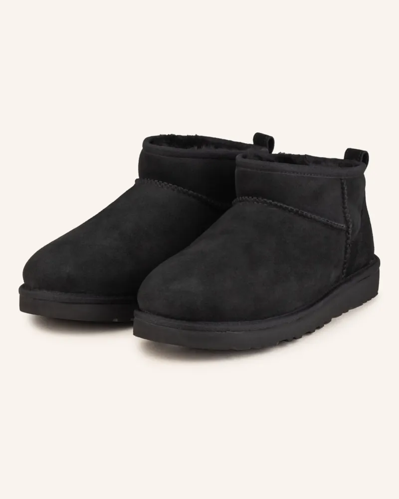 UGG Boots Classic Ultra Mini schwarz Schwarz
