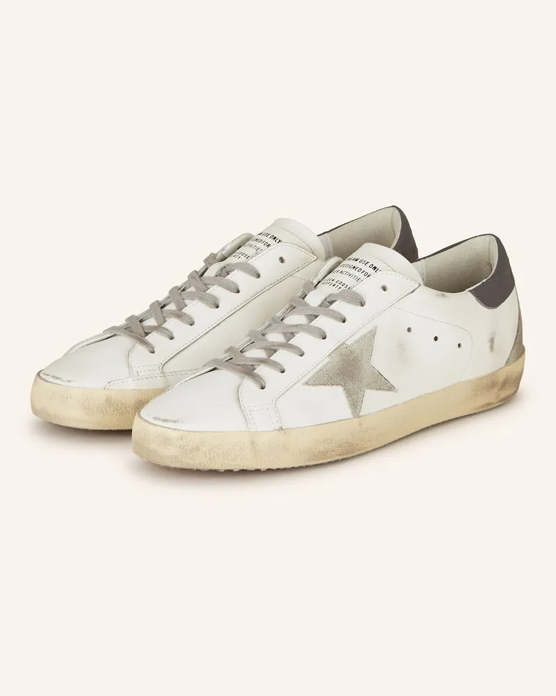 Golden Goose Sneaker Super-Star weiss Weiss