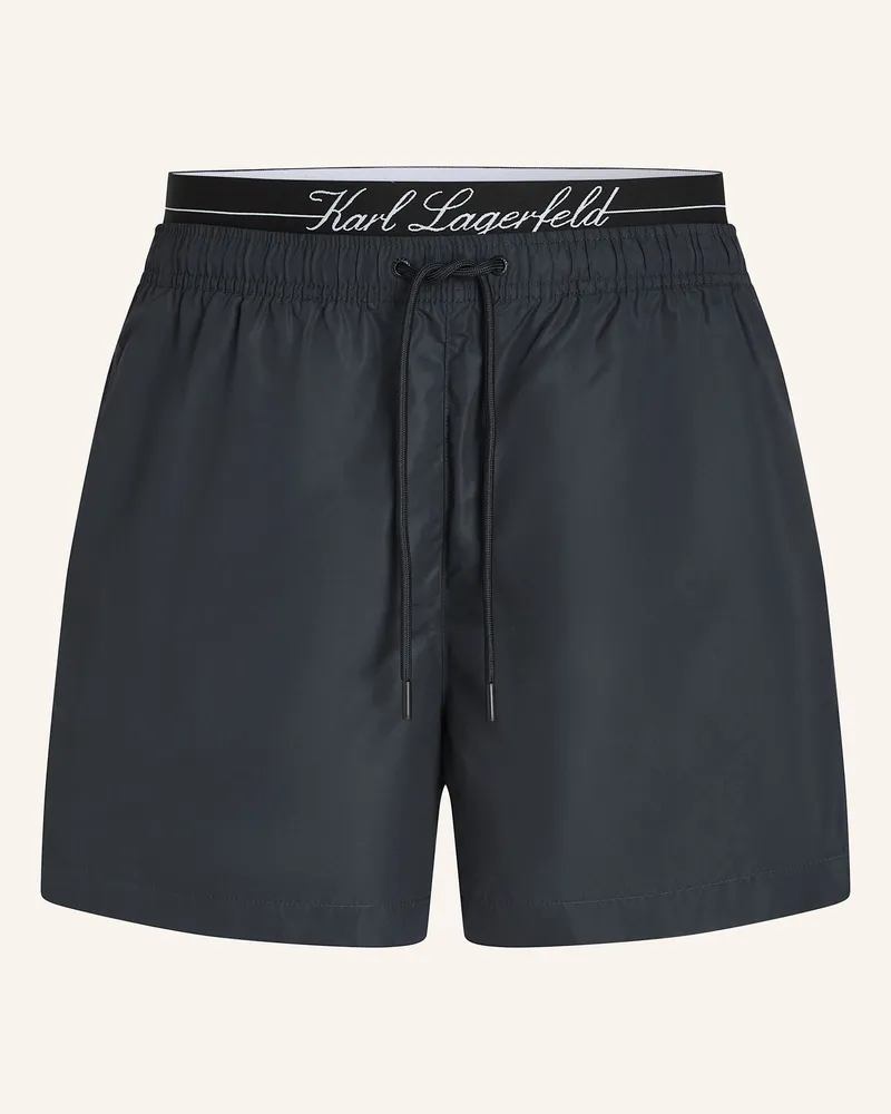 Karl Lagerfeld Bikini-Hose Dunkelblau