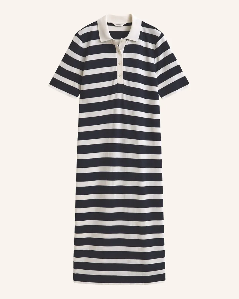 Gant Jersey-Polokleid blau Dunkelblau