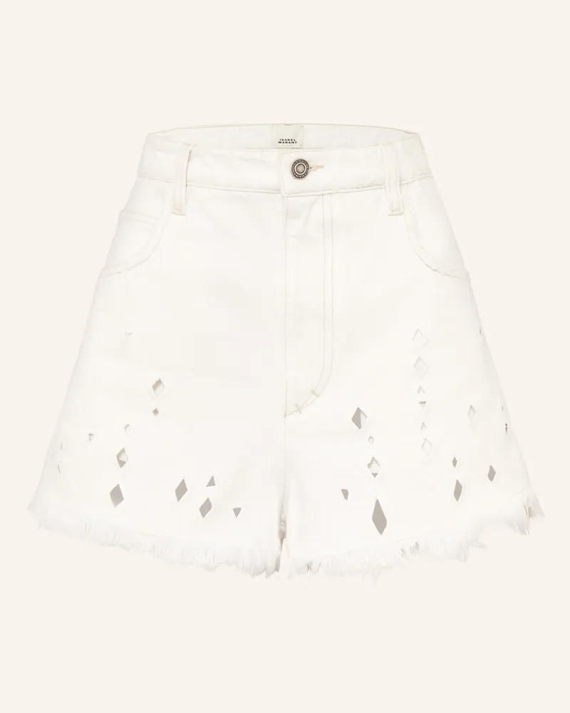 Isabel Marant Jeansshorts Aecia weiss 20wh